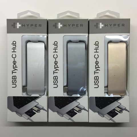 HyperDrive USA USB Type-C Hub 5in1: 2 USB 3.0 + 1 USB-C + 2 đọc thẻ (BH 12TH)