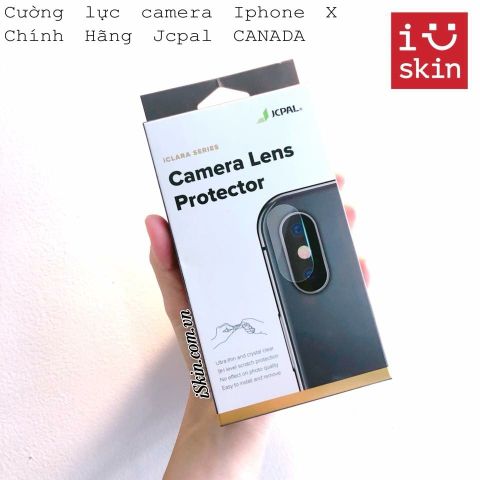 Kính Cường Lực Camera Iphone X JCPAL Chính Hãng Canada