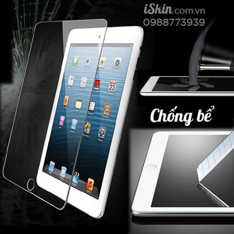 MD kính cường lực iPad Pro 9.7'', Air 1,2 Mercury Hàn Quốc