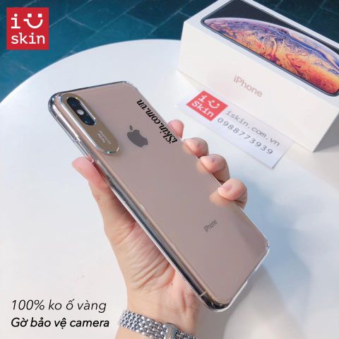 Ốp Lưng IPHONE Xs Max Totu Sparkling Trong Suốt Siêu Đẹp