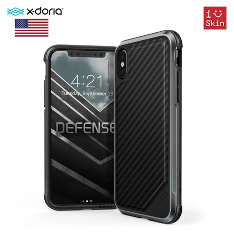 Ốp Lưng Iphone X X-Doria Defense Lux Black Carbon Fiber Chính Hãng USA