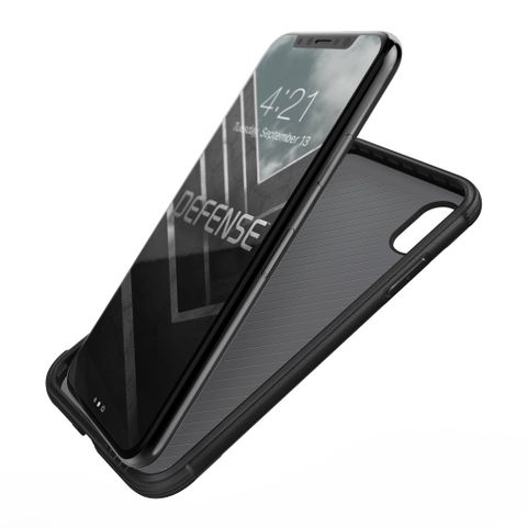 Ốp Lưng Iphone X X-Doria Defense Lux Black Carbon Fiber Chính Hãng USA