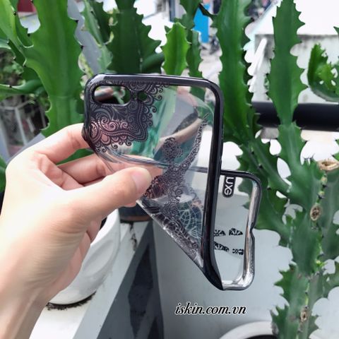 Ốp Lưng Iphone 6/6s NXE Hoa Văn Ren Váy Cưới Silicon Dẻo Trong