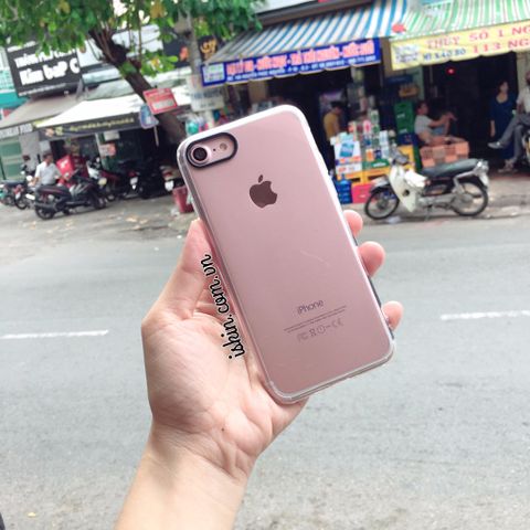 Ốp Lưng Iphone 7 ROCK Pure Chính Hãng Lưng Trong Viền Dẻo