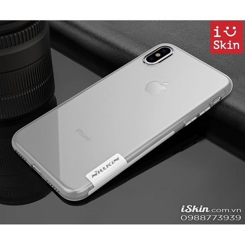 Ốp Lưng Iphone X Nillkin Silicon Dẻo Trong Suốt Cao Cấp Chính Hãng