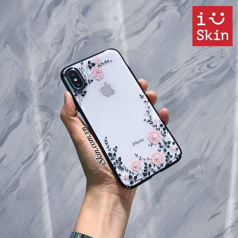 Ốp Lưng Iphone X Kavaro Chính Hãng Hoa văn Đính Đá Swarovski