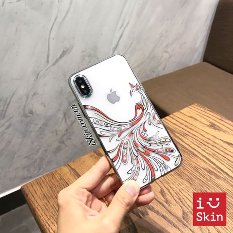 Ốp Lưng Iphone X Kavaro Chính Hãng Hoa văn Đính Đá Swarovski