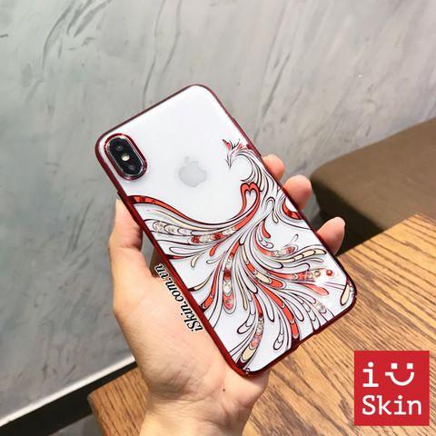 Ốp Lưng Iphone X Kavaro Chính Hãng Hoa văn Đính Đá Swarovski