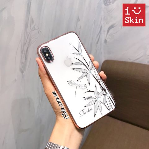 Ốp Lưng Iphone X Kingxbar Garden Hoa Văn Đính Đá Swarovski Chính Hãng