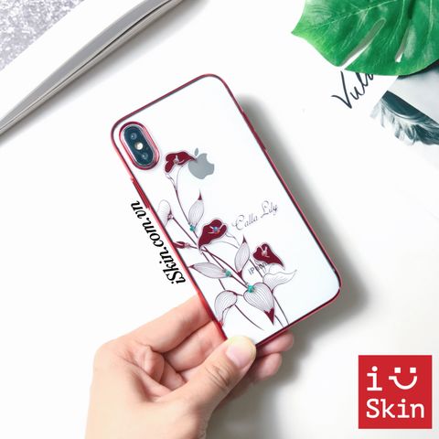 Ốp Lưng Iphone X Kingxbar Garden Hoa Văn Đính Đá Swarovski Chính Hãng