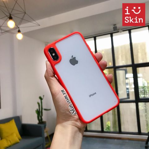 Ốp Lưng Iphone X Cameracon Lưng Trong Viền Màu Siêu Đẹp