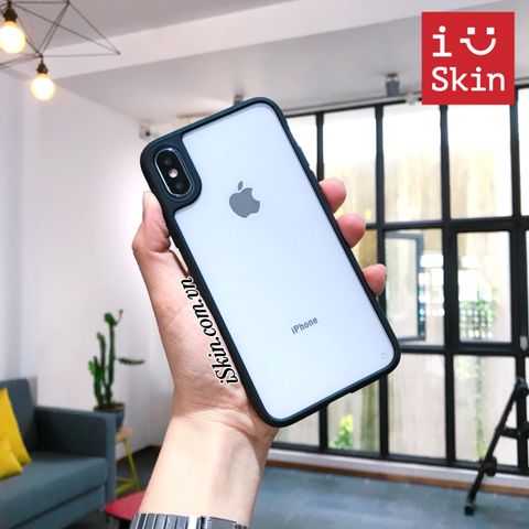 Ốp Lưng Iphone X Cameracon Lưng Trong Viền Màu Siêu Đẹp