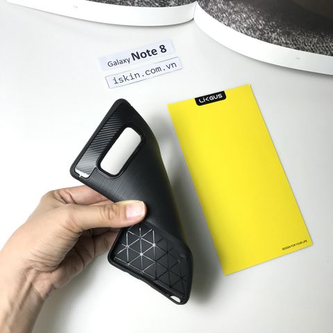 OL SS NOTE 8 Likgus dẻo chống sốc, giả nhôm sướt + carbon 724I