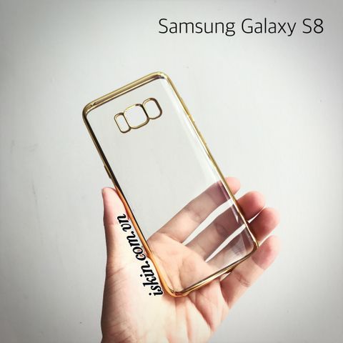 Ốp Lưng Samsung Galaxy S8 Likgus Silicon Dẻo Trong Viền Xi Cao Cấp