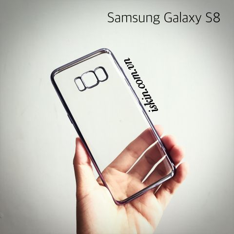 Ốp Lưng Samsung Galaxy S8 Likgus Silicon Dẻo Trong Viền Xi Cao Cấp