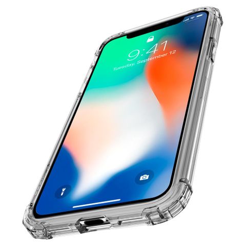 Ốp Lưng Iphone X Spigen Crystal Shell Chính Hãng USA