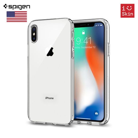 Ốp Lưng Iphone X Spigen Liquid Crystal Chính Hãng SGP USA