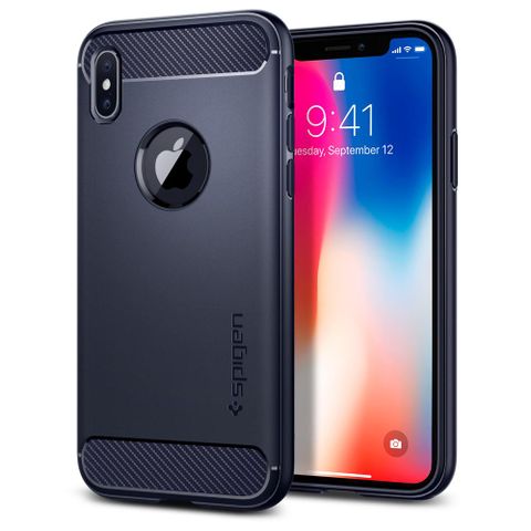 Ốp Lưng Iphone X Spigen Rugged Armor Chính Hãng SGP USA