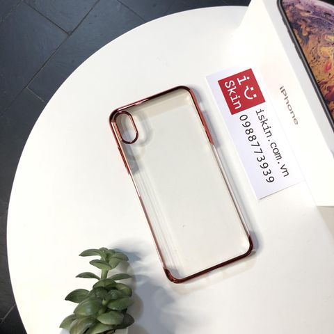 Ốp Lưng IPHONE Xs Max Baseus Glitter Lưng Trong Viền Xi Cao Cấp