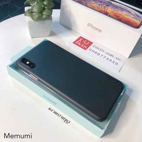 Ốp Lưng IPHONE Xs Max Memumi Siêu Mỏng Cao Cấp Chỉ 0.3mm