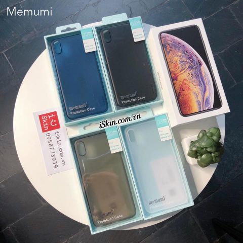 Ốp Lưng IPHONE Xs Max Memumi Siêu Mỏng Cao Cấp Chỉ 0.3mm