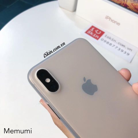 Ốp Lưng IPHONE Xs Max Memumi Siêu Mỏng Cao Cấp Chỉ 0.3mm