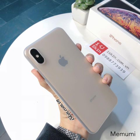Ốp Lưng IPHONE Xs Max Memumi Siêu Mỏng Cao Cấp Chỉ 0.3mm