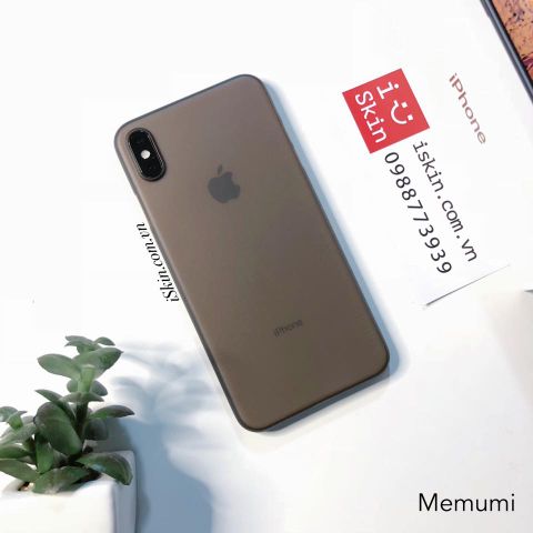 Ốp Lưng IPHONE Xs Max Memumi Siêu Mỏng Cao Cấp Chỉ 0.3mm