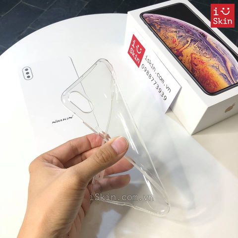Ốp Lưng Iphone Xs Max Nillkin Nature Dẻo Trong Suốt Chính Hãng