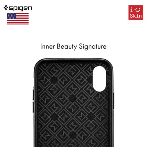 Ốp Lưng Da Iphone Xs Max Spigen La Manon Câlin Chính Hãng SGP USA