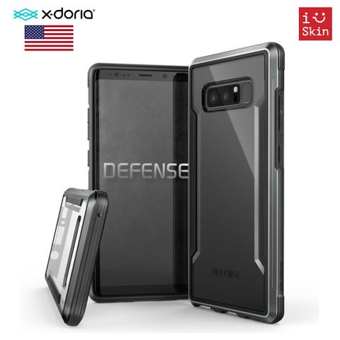 Ốp Lưng Samsung Galaxy Note 8 X-Doria Defense Shield Black Chính Hãng USA