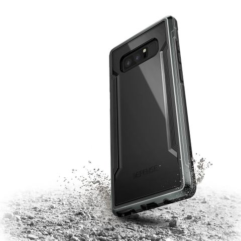 Ốp Lưng Samsung Galaxy Note 8 X-Doria Defense Shield Black Chính Hãng USA