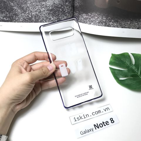 Ốp Lưng Samsung Galaxy Note 8 Chính Hãng Samsung Trong Suốt Viền Xi Màu