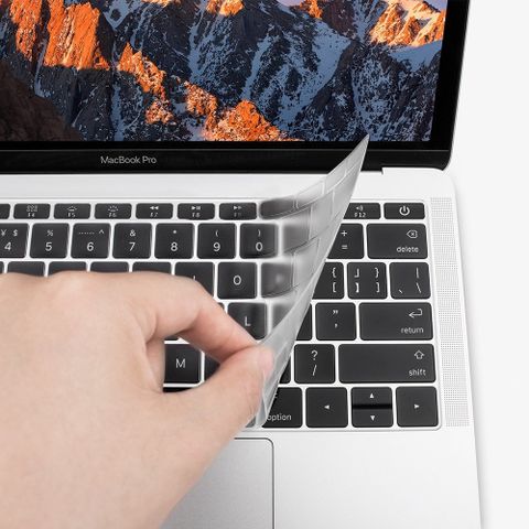 JCPAL miếng silicon phủ bàn phím Macbook 12 Retina & Mac13 (k touch) trong - FitSkin