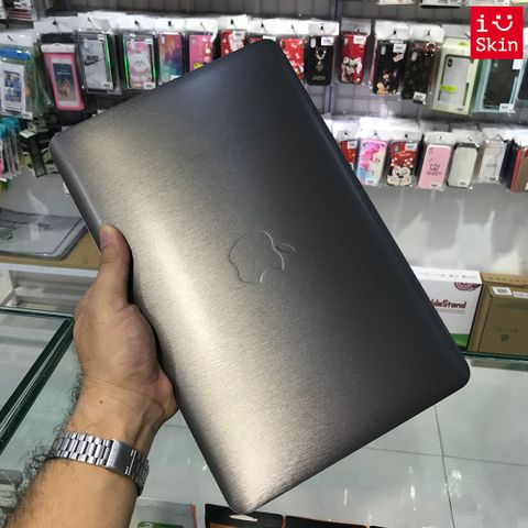 Dán Skin Alu Nhôm Xước Macbook Màu Gray Siêu Đẹp