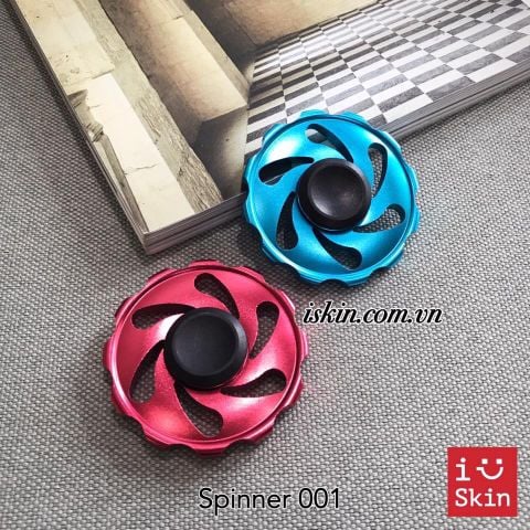 Con Quay Fidget Spinner Hình Bánh Răng Nhôm Xi