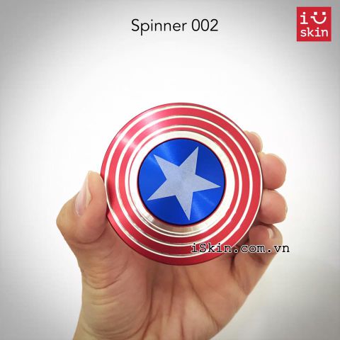 Con Quay Fidget Spinner Captain America Siêu Chuẩn