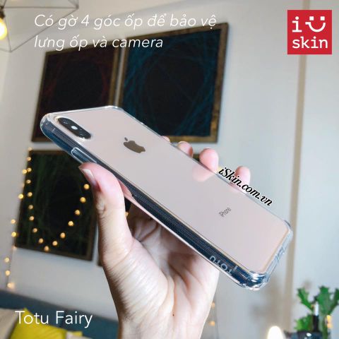 Ốp Lưng IPHONE Xs Max Totu Fairy Lưng Trong Suốt Không Ố Cao Cấp