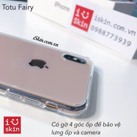 Ốp Lưng IPHONE Xs Max Totu Fairy Lưng Trong Suốt Không Ố Cao Cấp