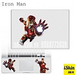 Miếng Dán Skin Trang Trí Macbook Pro Air Retina Iron Man Người Sắt Đẹp