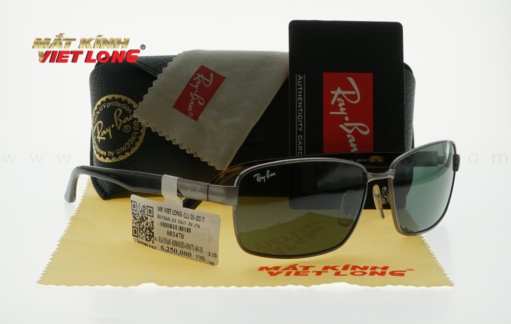  KÍNH MÁT RAYBAN RB8053D-050/71 60-15 