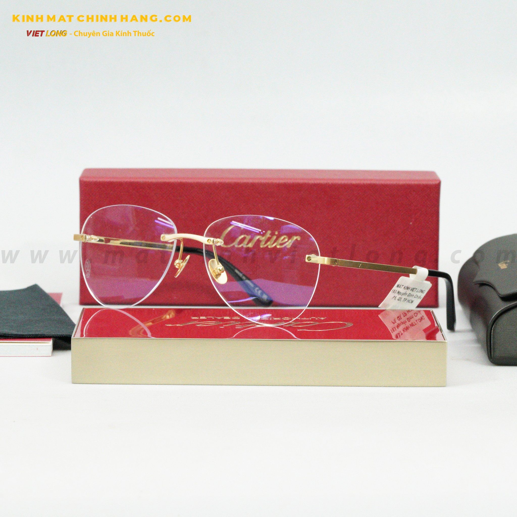 GỌNG KÍNH CARTIER CT0254O-001 57-15