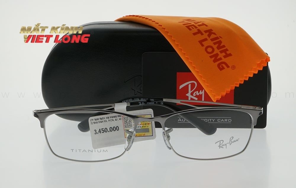  GỌNG KÍNH RAYBAN RB6314D-1172 55-17 