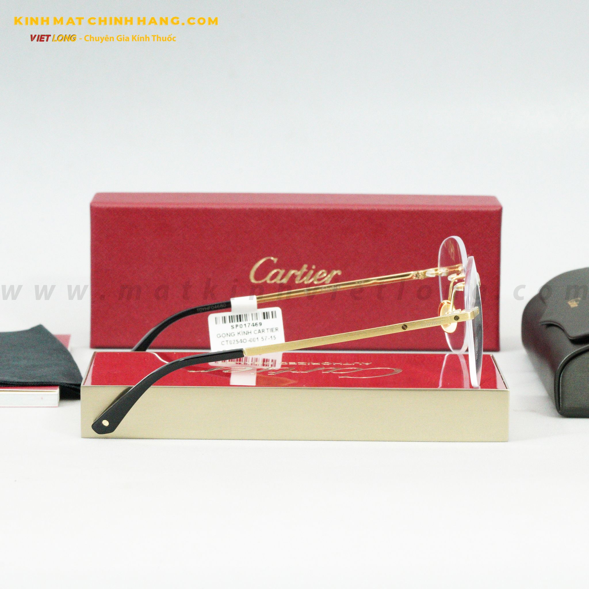 GỌNG KÍNH CARTIER CT0254O-001 57-15