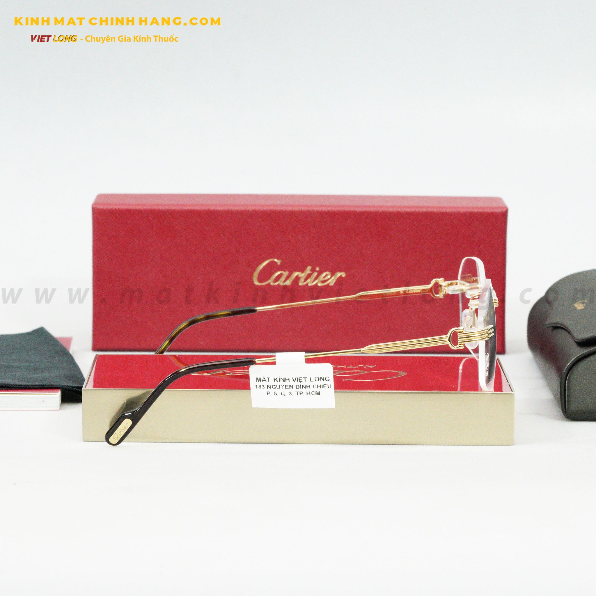 GỌNG KÍNH CARTIER CT02840-002 56-15