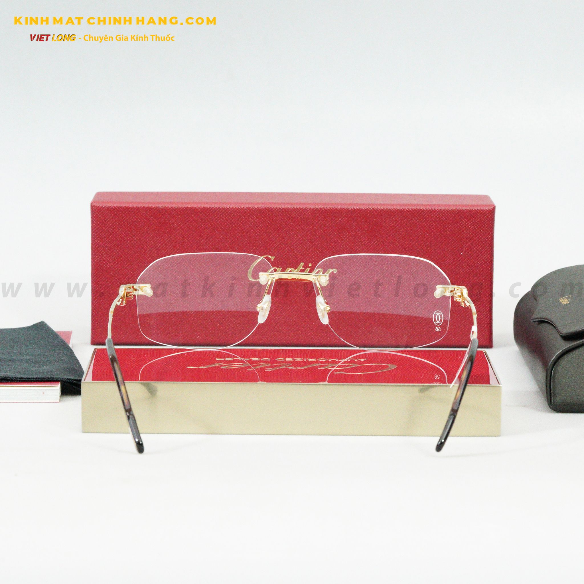 GỌNG KÍNH CARTIER CT02840-002 56-15
