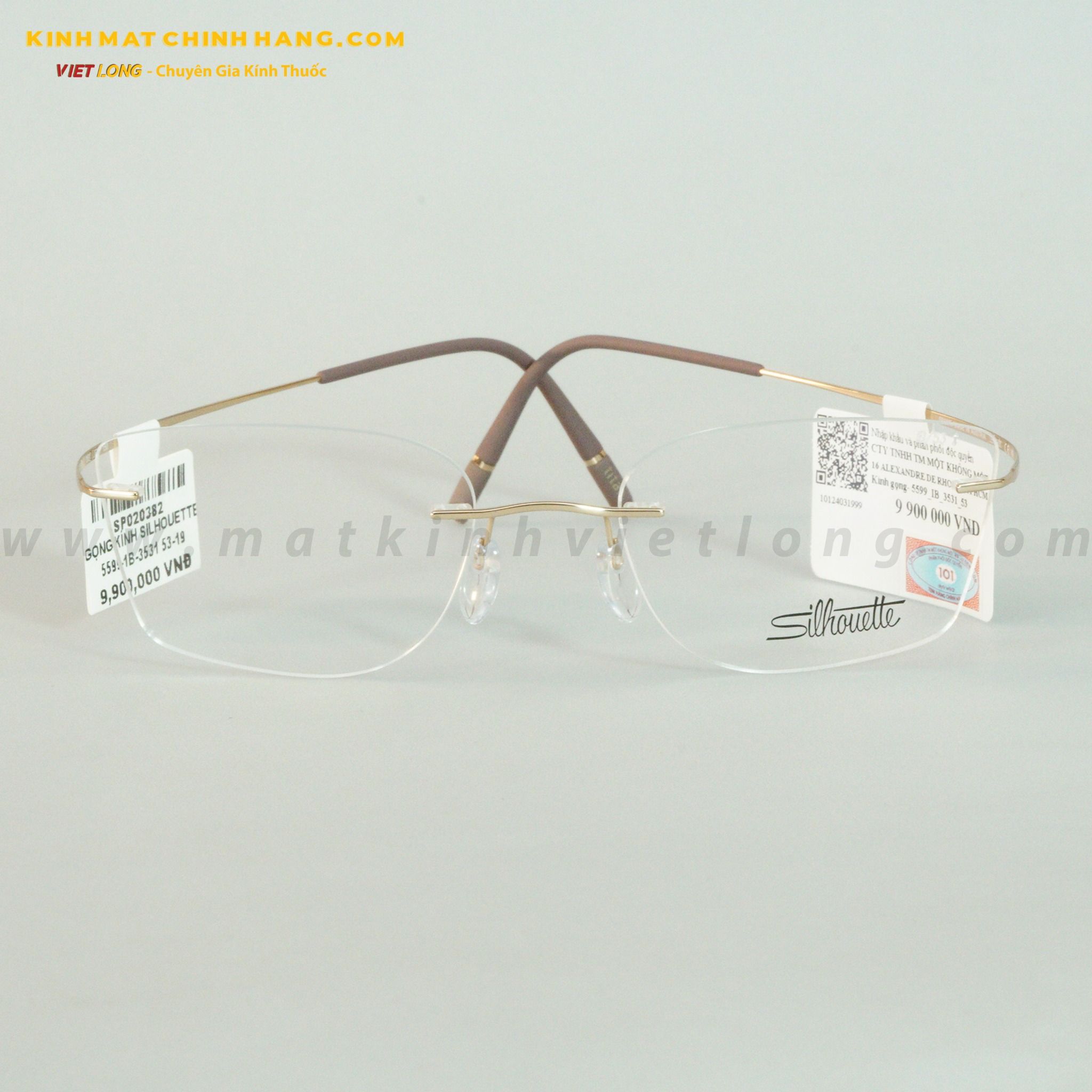 GỌNG KÍNH SILHOUETTE 5599-1B-3531 53-19