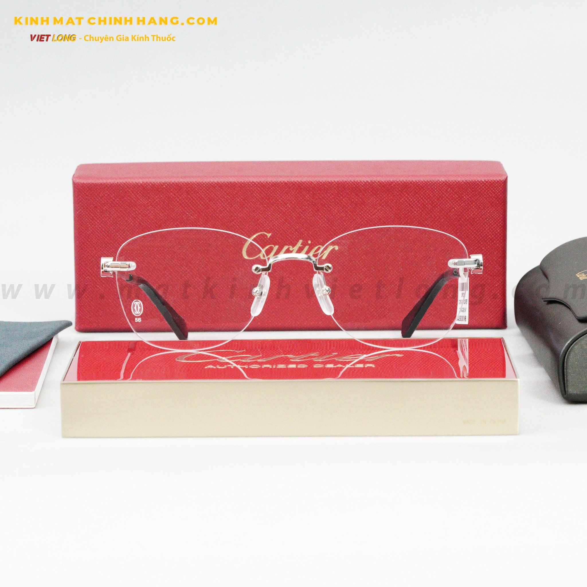 GỌNG KÍNH CARTIER CT0414O-002 56-18