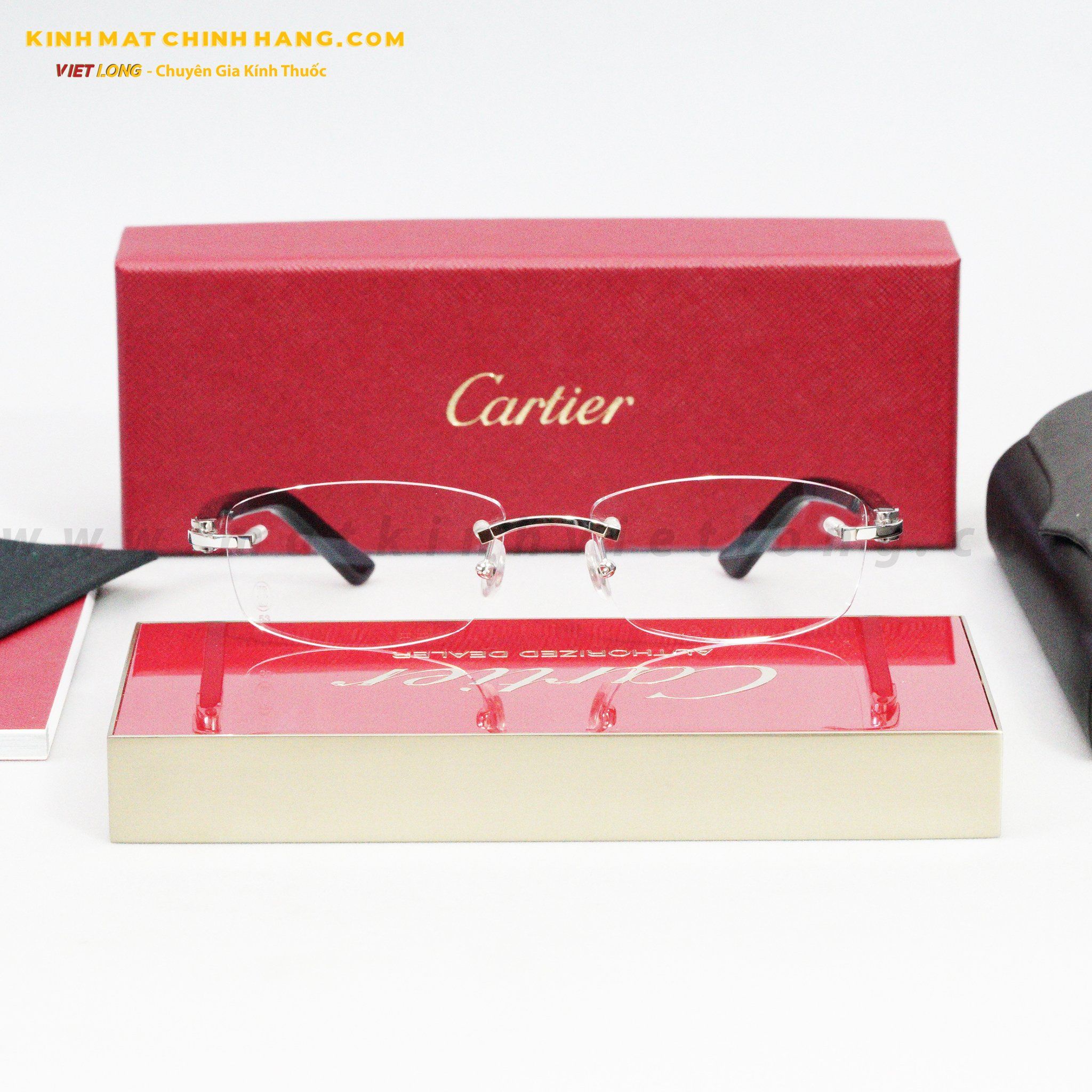 GỌNG KÍNH CARTIER T8101078-CT0048O-003 53-16