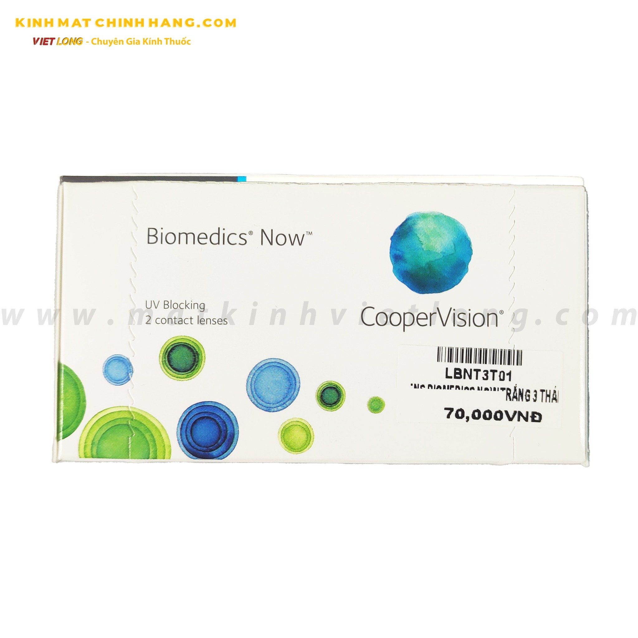 Lens Biomendics Now trắng 3 tháng